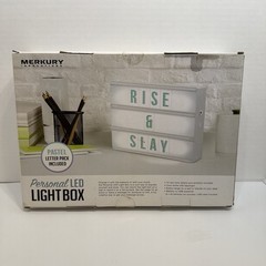 LED LIGHT BOX WITH PASTEL LETTERS Birthdays, Advertising, Bedroom, Dorm