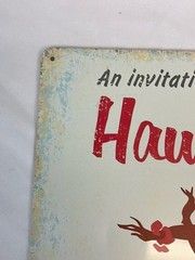 Panam Holiday Hawaii Metal Tin Sign Tiki Bar Wall Art 12″ x 8″ Hula Girl New