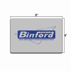 Binford Tools Tin Poster Sign Hardware Home Improvement Store Garage Man Cave
