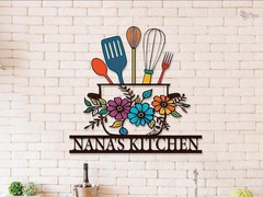Personalized Kitchen Wall Decor, Sign for Kitchen, Metal Kitchen Sign