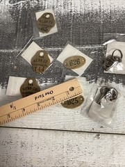 Creative Co Op Metal Numbers lot of 7