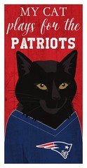 Viral Cat 6×12 – N1013 – New England Patriots – MDF Wood