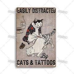 Artisian Tattoo Retro Tin Metal Signs Poster Job Tin Plaque Hobby Decorative Pla