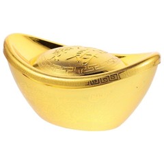 Simulated -plated Ingot Feng Shui Ornaments Chinese Yuan Bao
