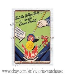 metal home decor ww2 ANTI-JAPAN BILLIARD THEME WAR BONDS POSTER metal tin sign