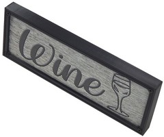 Wine Rustic Farmhouse Kitchen Standing Sign or Wall Hanging Home Decor Print