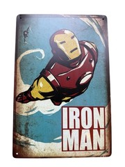Marvel DC Comic Book Superhero BATMAN, CAPT AMERICA, X-MEN, IRON MAN Metal Signs