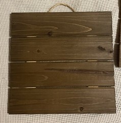 Artminds wood pallet plaque 10” x 10″ Box Of 6. Paint Your Own Signs!