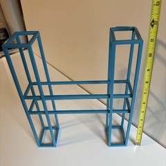 Wall Or Room Decor Teal Metal Letter “H” Hanging Or Free Standing