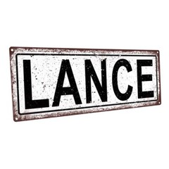 Lance Metal Art Print for Decorating Kids Room and Nursery