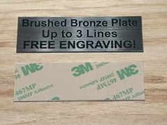 Custom Engraved 1×3 Plate – Adhesive-Backed Personalized Customized Sign Plaque