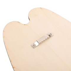 Beige Blank Wood Surfboard Hanging Sign with Smooth Edges for Indoor Wall Crafts