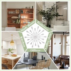 3Pack Silver Sunburst WallDecor Metal Crystal WallArt with Sparkling Rhinestones