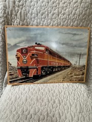 Southern Pacific Shasta Daylight Train Metal Sign Railroad Railway Wall Decor