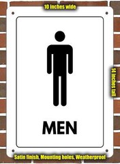 Metal Sign – Men’s Restroom