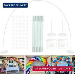 YALLOVE 21ft Balloon Arch Stand Kit, Free Combination in Width and Height (e.g.