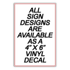 No Parking On Grass Metal Sign Or Decal 6 SIZES warning do not block SNP008