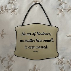 INSPIRATIONAL OFFICE DECOR MOTIVATIONAL PLAQUE WOOD HOME OFFICE HANGING/STANDING