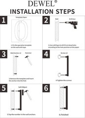 Contemporary 8-Inch Floating House Number – Weather-Resistant Acrylic Decor