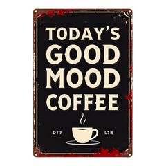Classic Character Cup Sign 20.32×30.48 cm Home Decor