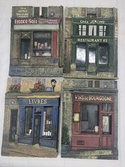 Chiu Tak Hak 3-d Paris Parisian Store Fronts Livre Bourgogne Library Restaurant