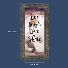 Figure Skating Picture Frame, Skater Decor Wall Art