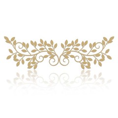 2 Pieces Metal Tree Leaf Wall Decor Vine Olive Branch Leaf Wall Art Wrought I…