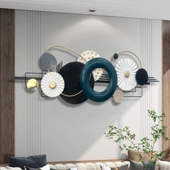 Metlzks Abstract Geometric Metal Wall Art 59×21