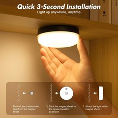 2-Pack Waterproof Shower Lights for Inside Shower, 15 RGBW Color Rechargeable…