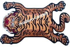 Tibetan Tiger Rugs 2×3 Feet Handmade 100% Woolen Hand Tufted For Home Decoration