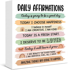 Pink Inspirational Things to Remember Wooden Box Sign Preppy Room Pink Room Dorm