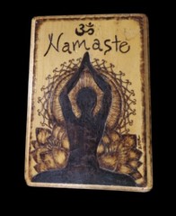 Namaste Yoga Plaque Wall Hanging