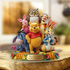 Winnie-the-Pooh 100th Anniversary 2026 Custom Shape Acrylic Plaque