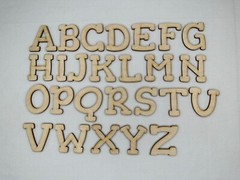 Laser Cut Unfinished Wood Letters or Numbers Gorditas Font Craft Cutout