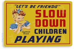 TIN SIGN Sunbeam Bread Slow Metal Décor Art Kitchen Farm Store A634
