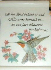 INSPIRATIONAL HOME DECOR HUMMINGBIRD PLAQUE WALL HANGING 7″x 7″