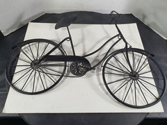 Bicycle Sculpture Metal Wall Art Bike Statue