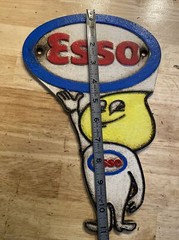 Esso Sign Plaque Ratrod SoCal Home Office Work Bedroom Room House Mechanic Decor