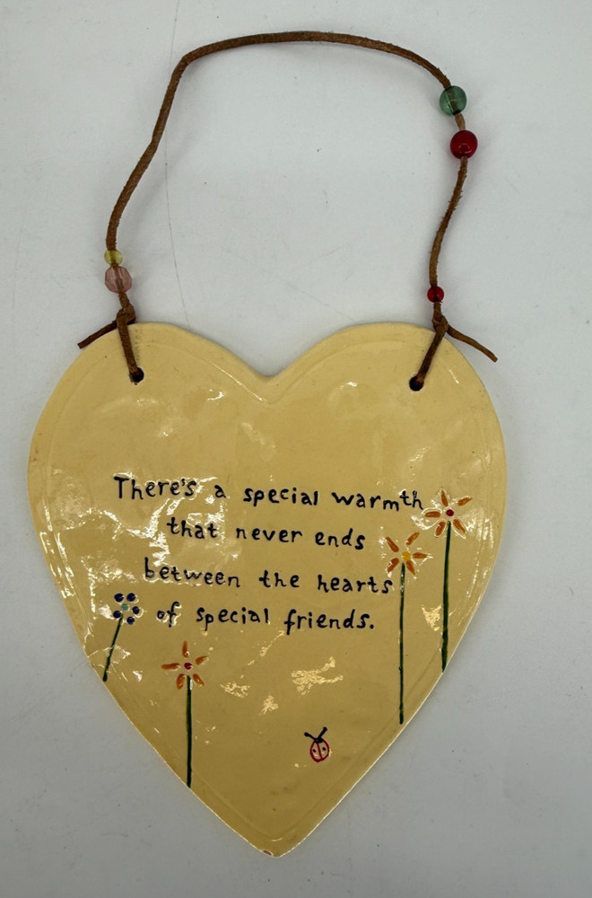 Natural Life Ceramic Plaque SPECIAL Warmth between special friends Wall Art