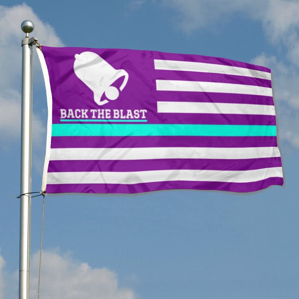 Baja Blast American Flag Back The Blast Taco Bell Flag Wall 3×5 Feet Decor
