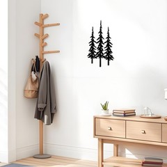 DICYWUDI Black Metal Tree Wall Decor, Cabin Decor, Tree Decor, Rustic Wall De…