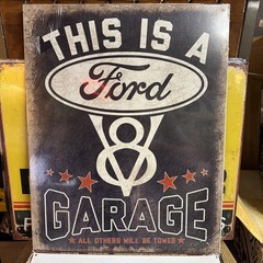 Tin Signs Ford, Mustang, F-150, Shelby, Parts & Service, Wall Art Home Decor