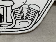 NEW Peanuts Biker Snoopy & Woodstock on Chopper Motorcycle Wooden Wall Art