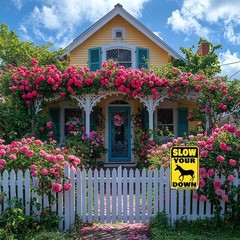 Funny Slow Down for Neighborhoods – Vintage Slow Your Donkey Tin Metal Signs