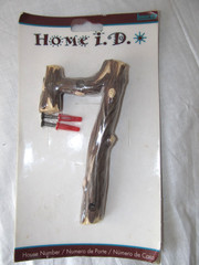 Home I.D. # 7 Marker Faux Twig Stick Rustic Home Condo Townhouse Apt Number NOS