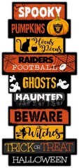 Halloween Celebration Stack – N2231 – Las Vegas Raiders – MDF Wood
