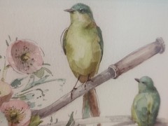New “Bike Meeting” of Birds Box Sign – Primitives by Kathy