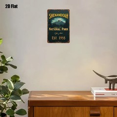 Green Scenery Wall Panel 20.32×30.48cm Natural Landscape
