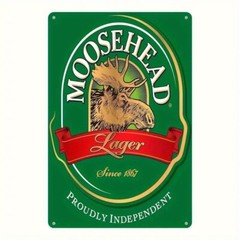 Moosehead Lager Beer Since 1867 Novelty Tin Metal Sign 8x12Wall Art