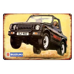 Suzuki Samurai sj410 Car Metal Poster – Tin Sign – Size:20x30cm
